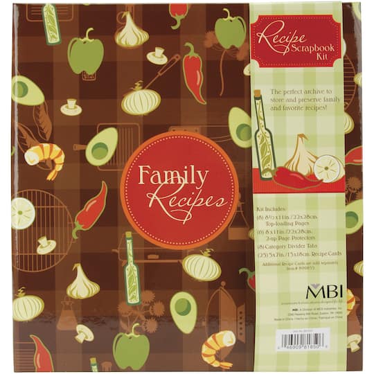 MBI&#xAE; Family Recipes 3-Ring Album Kit